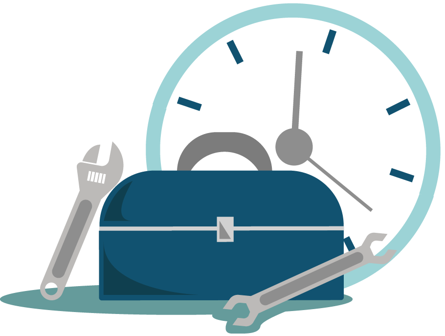 Book a repair vector