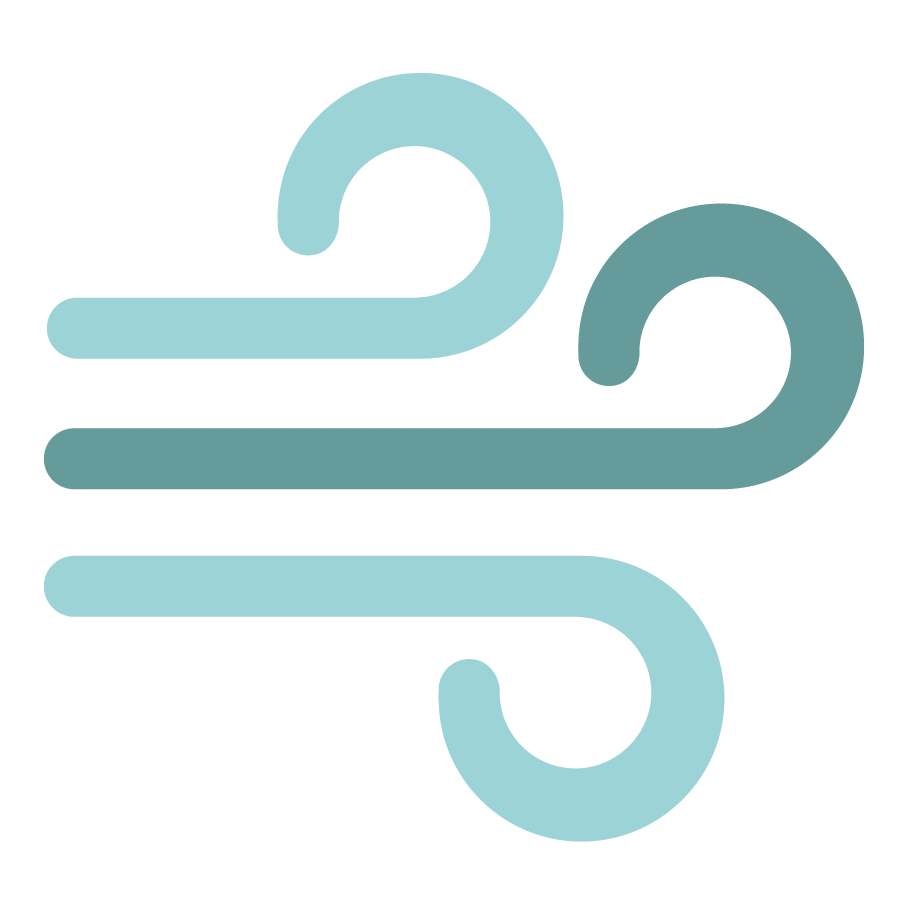 Warm air units vector